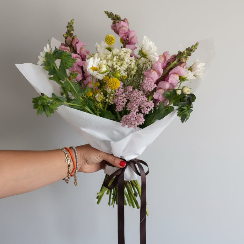 Hand-tied Seasonal Bouquet - Small